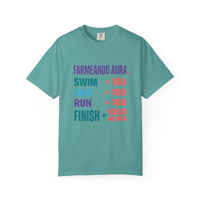 Farmeando Aura Scoreboard Triathlon Tee