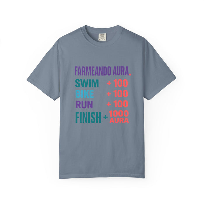 Farmeando Aura Scoreboard Triathlon Tee