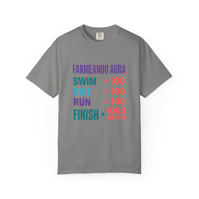 Farmeando Aura Scoreboard Triathlon Tee