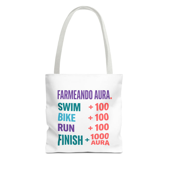 Farmeando Aura Scoreboard Triathlon Tote Bag