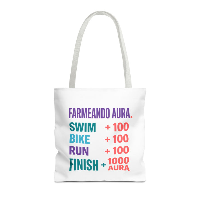Farmeando Aura Scoreboard Triathlon Tote Bag