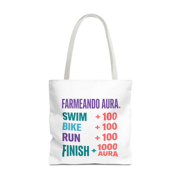 Farmeando Aura Scoreboard Triathlon Tote Bag