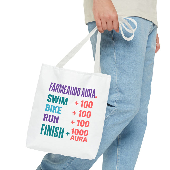 Farmeando Aura Scoreboard Triathlon Tote Bag