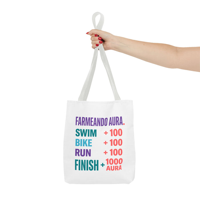 Farmeando Aura Scoreboard Triathlon Tote Bag