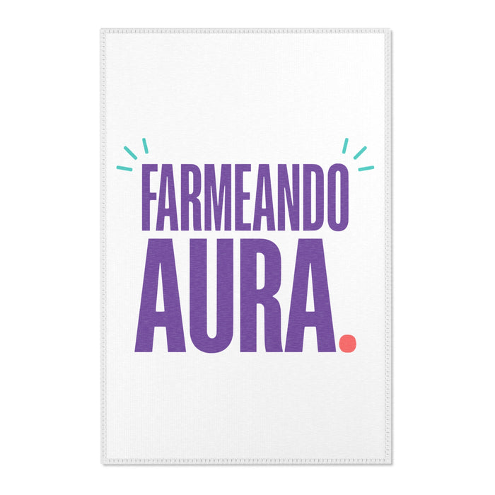 Farmeando Aura Transition Mat — Tapete de Triatlón con Humor | Area Rug