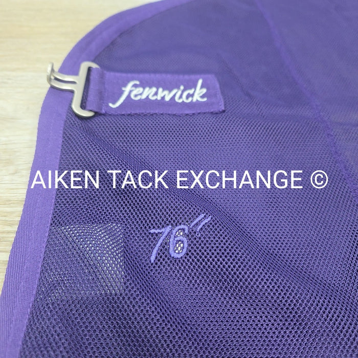 Fenwick Equestrian BodyGuard Mesh Cooler, Purple/Yellow, 76"