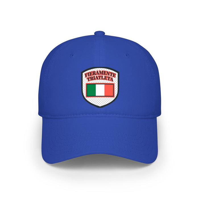 Fieramente Triatleta Low Profile Baseball Cap — Swim Bike Run Italia