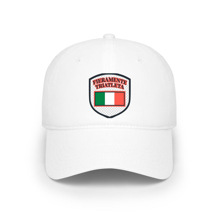 Fieramente Triatleta Low Profile Baseball Cap — Swim Bike Run Italia
