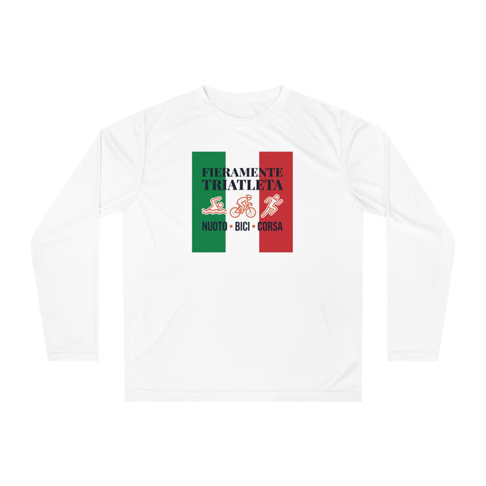 Fieramente Triatleta Performance Long Sleeve — Swim Bike Run Italian