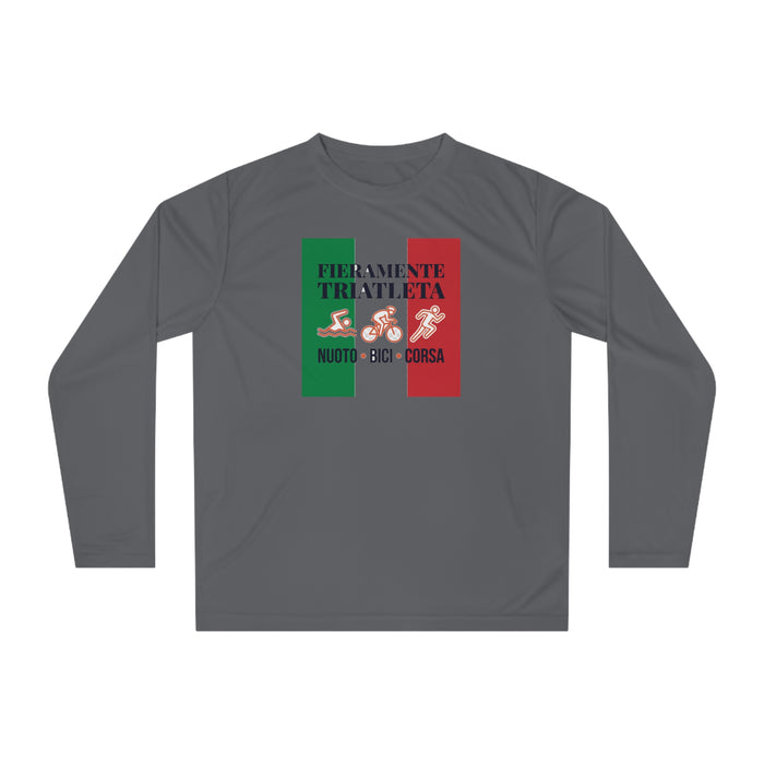 Fieramente Triatleta Performance Long Sleeve — Swim Bike Run Italian