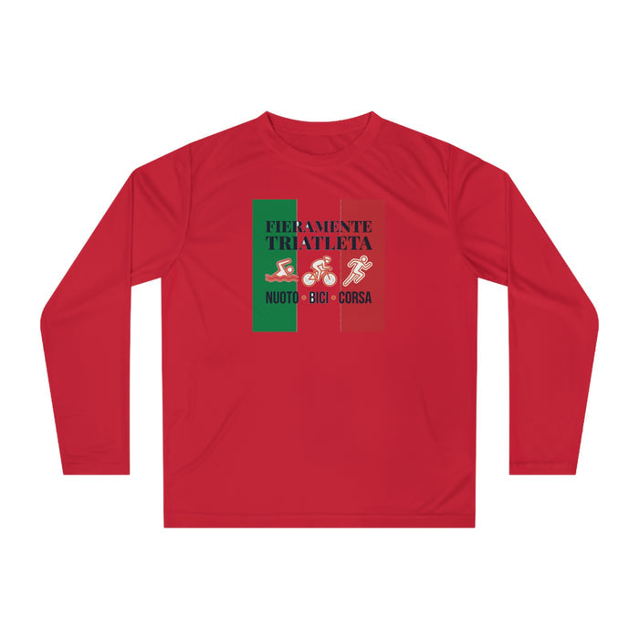 Fieramente Triatleta Performance Long Sleeve — Swim Bike Run Italian