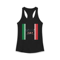 Fieramente Triatleta Women's Racerback Tank — Swim Bike Run Italian