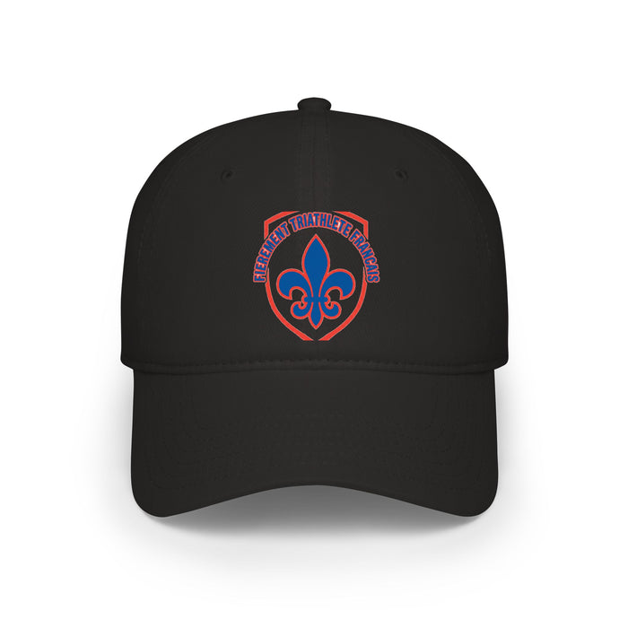 Fièrement Triathlète Français Low Profile Baseball Cap — Swim Bike R