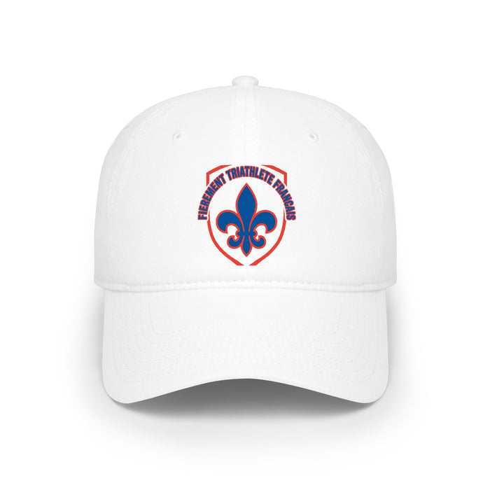 Fièrement Triathlète Français Low Profile Baseball Cap — Swim Bike R