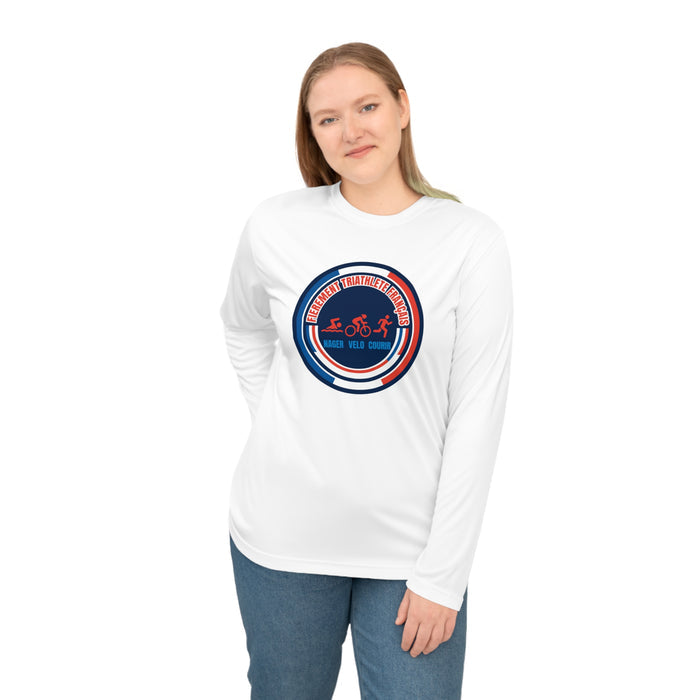 Fièrement Triathlète Français Performance Long Sleeve — Swim Bike Ru