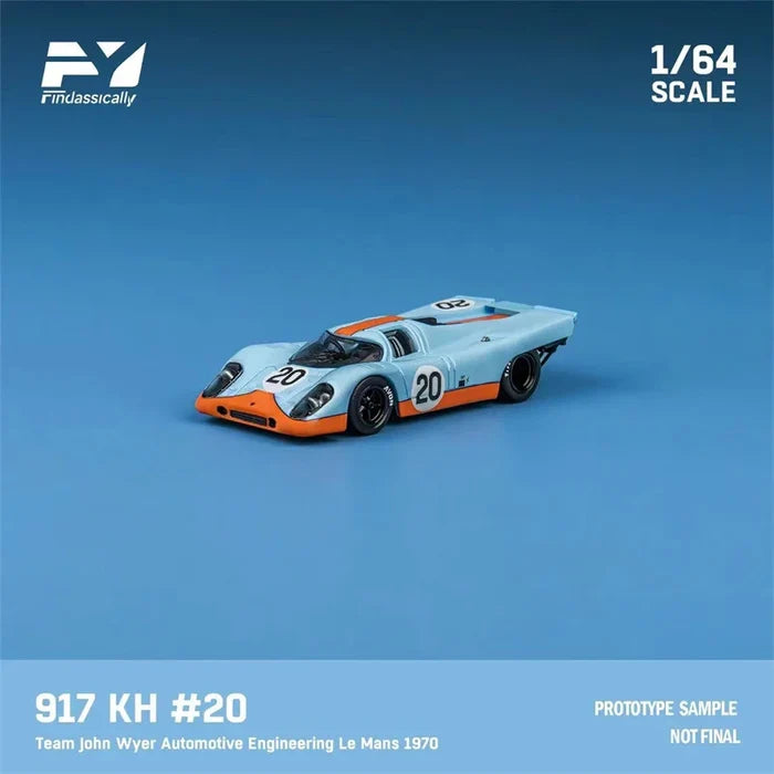 Finclassically 1:64 917K Blue Limited300 Diecast Model Car