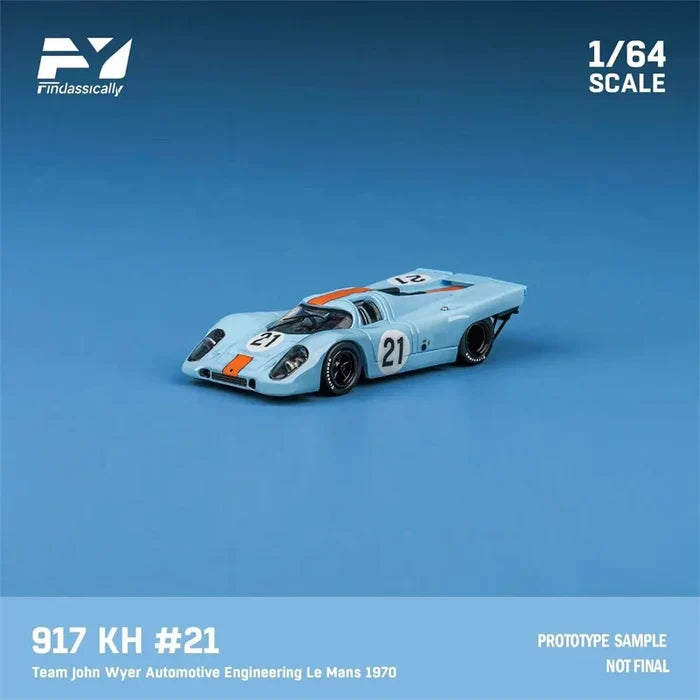 Finclassically 1:64 917K Blue Limited300 Diecast Model Car