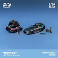 Finclassically 1:64 NSX TRA Colorful electroplating limited500 Diecast Model Car