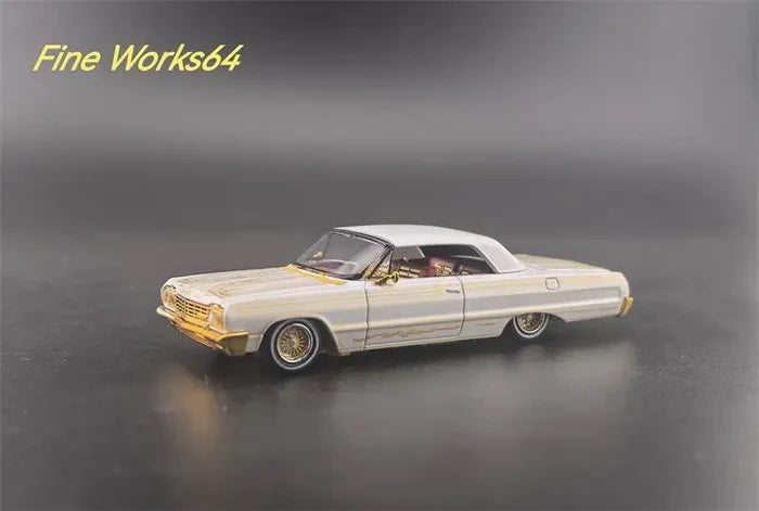 Fine works64 1:64 Impala West Coast Bouncing Cars Diecast Model Car