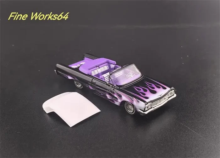 Fine works64 1:64 Impala West Coast Bouncing Cars Diecast Model Car