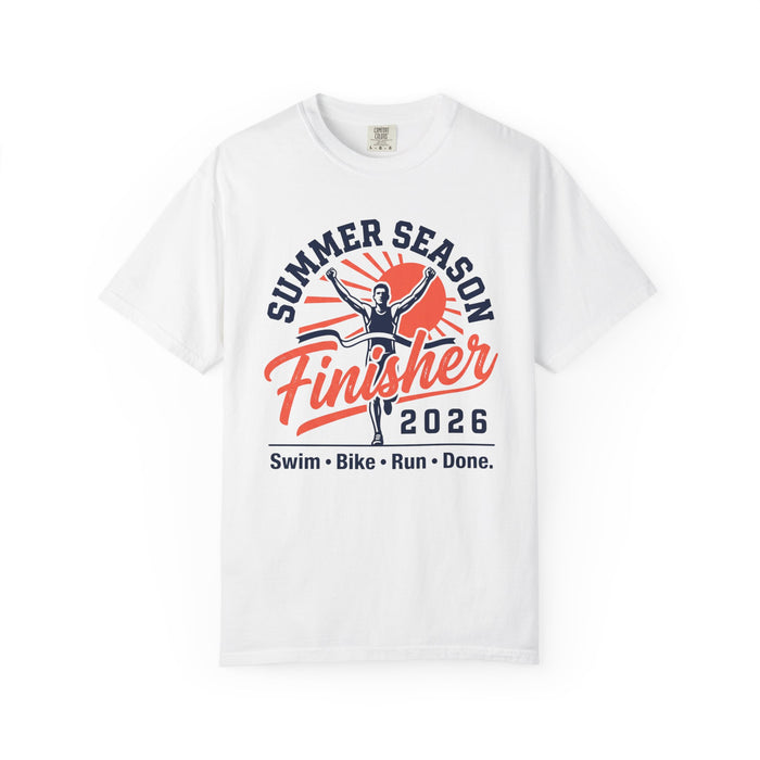 Finisher 2026 T‑Shirt — Summer Season Swim·Bike·Run Triathlon Tee
