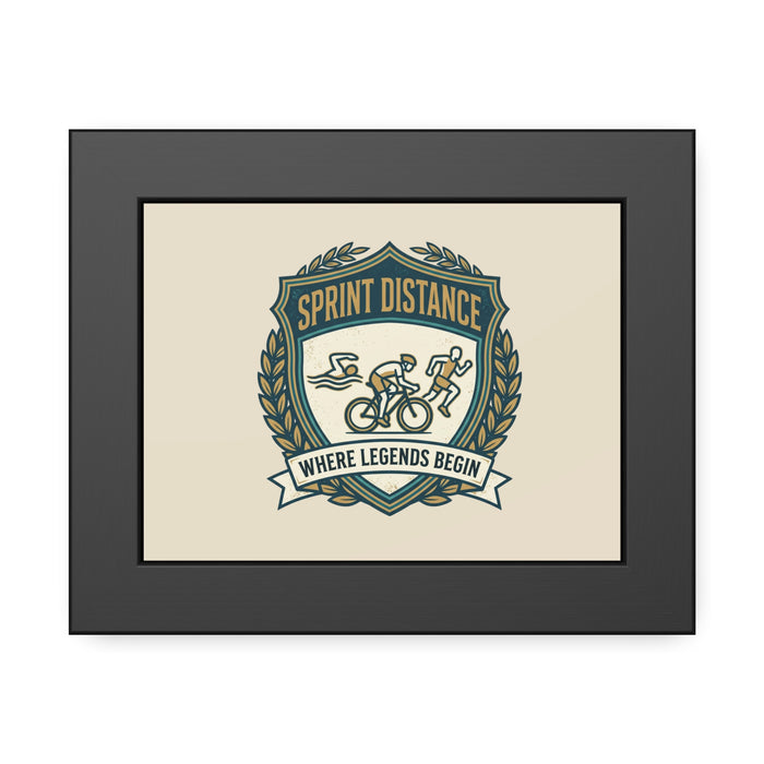 Framed Paper Posters — Triathlon Gear for Triathletes