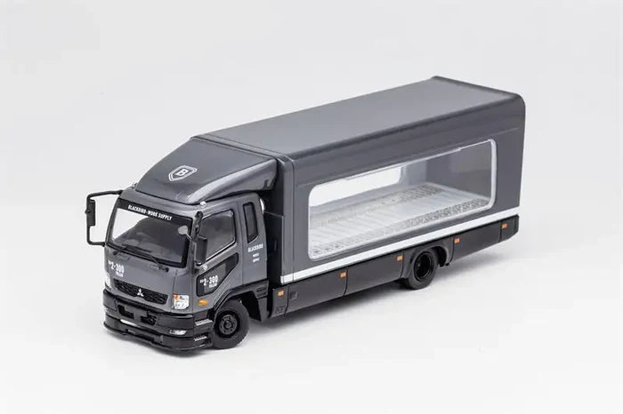 GCD 1:64 Fuso Fighter Mk2 FK 2017 Outriggers Raised Transparent Truck Diecast Model Car