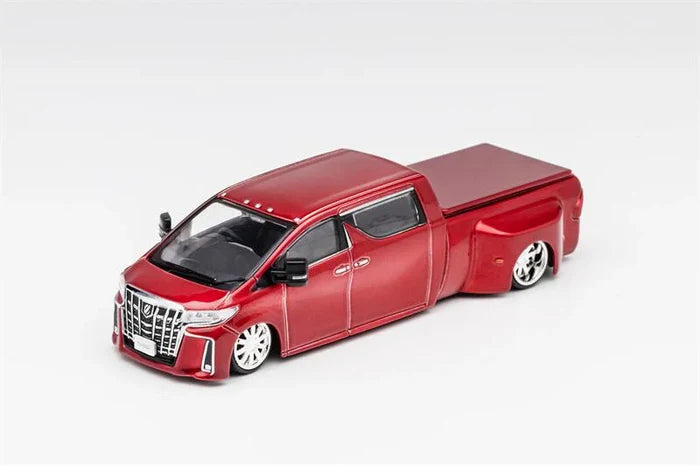 GCD 1:64 Toyota Alphard NATS Alphard Super Dually Truck RHD Diecast Model Car