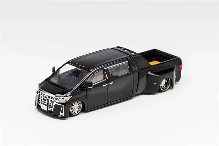 GCD 1:64 Toyota Alphard NATS Alphard Super Dually Truck RHD Diecast Model Car