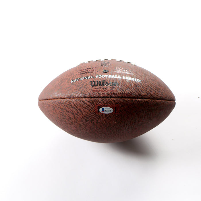 George Pickens Signed Football NFL The Duke Dllas Cowboys Beckett COA