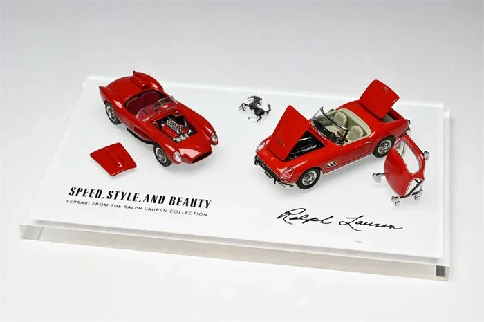 GFCC 1:64 275 Twin & Viper 2Cars Set Red Diecast Model Car