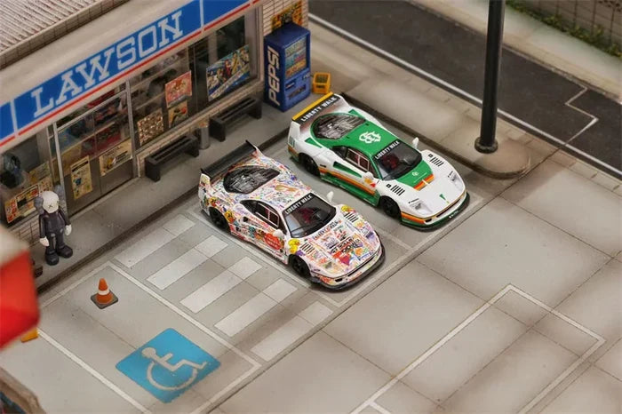 GHOST PLAYER 1:64 F40 LBWK Die-Cast Car Model Miniature Gifts