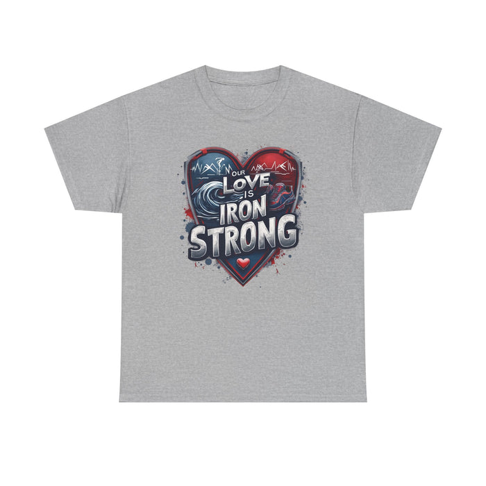 Gildan Iron Strong Heart Graphic T-Shirt - detail view