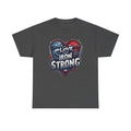 Gildan Iron Strong Heart Graphic T-Shirt - size chart