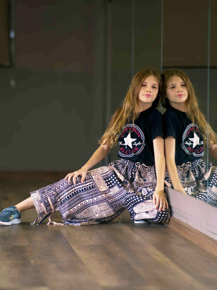 Girl's Kids Artistic Tribal Harem Pants for Dance