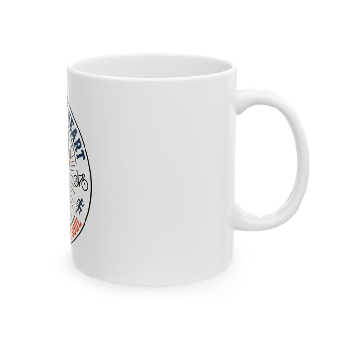 Grandpa by Heart, Triathlete by Soul Ceramic Mug — 11oz/15oz