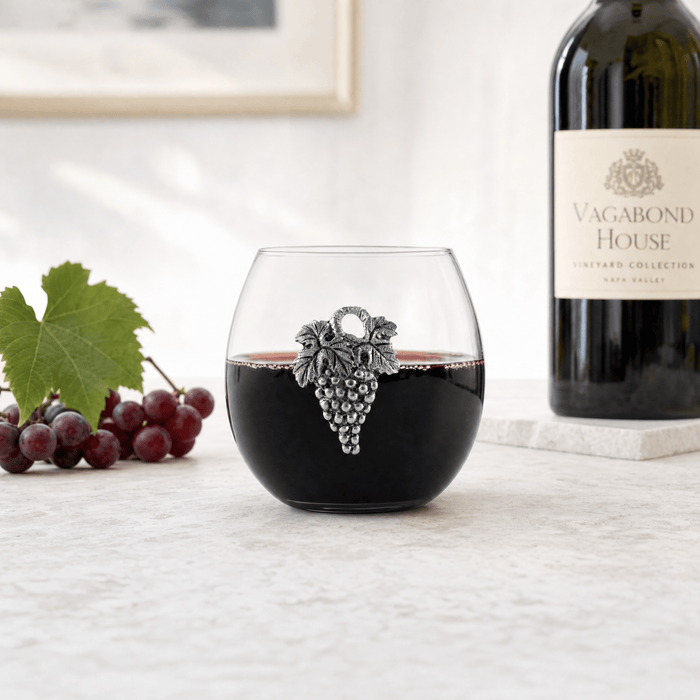 Grape Stemless Wine Glass 2