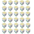 Grodan Rockwool Wrapped Propagation Cube - 40mm x 40mm - 30pk