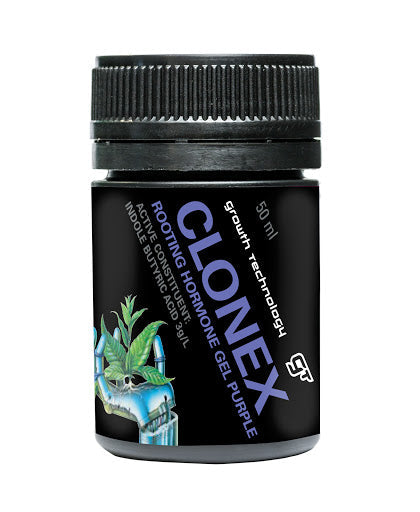 Growth Technology Clonex Purple Rooting Hormone Gel - 50mL 250mL or 1L