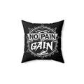 Gym Throw Pillow (14x14) - Home Decor