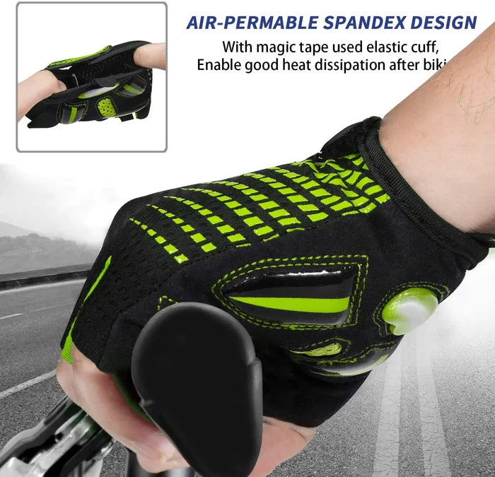 Half-Finger Triathlon Cycling Gloves - Sports Equipment - size chart