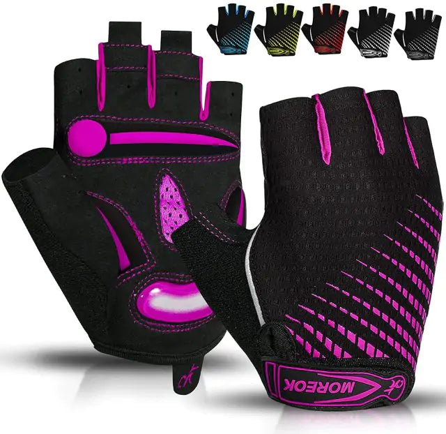 Half-Finger Triathlon Cycling Gloves - Sports Equipment - size chart