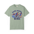 Hard Work Wins Cycling & Running Tee — Motivational Sports T-Shirt