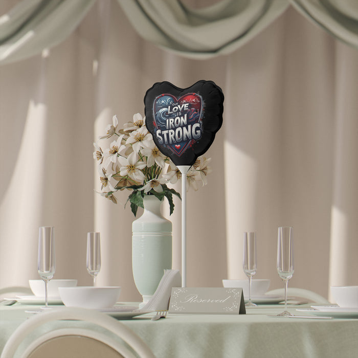 Heart-Shaped Mylar Balloon - Home Decor - detail view