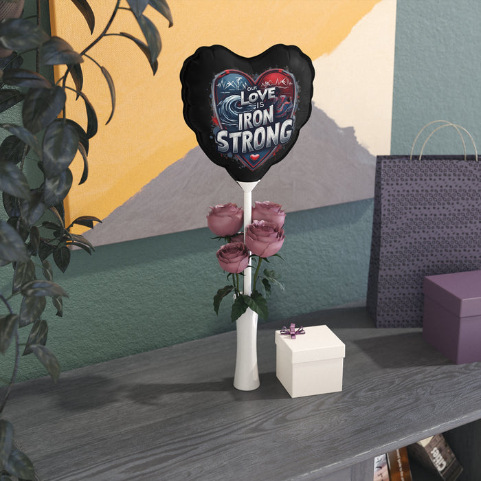 Heart-Shaped Mylar Balloon - Home Decor - lifestyle view