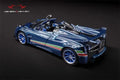 HH 1:64 Zonda Huayra Carbon Blue / Red / Black Die-Cast Car Model Collection Miniature