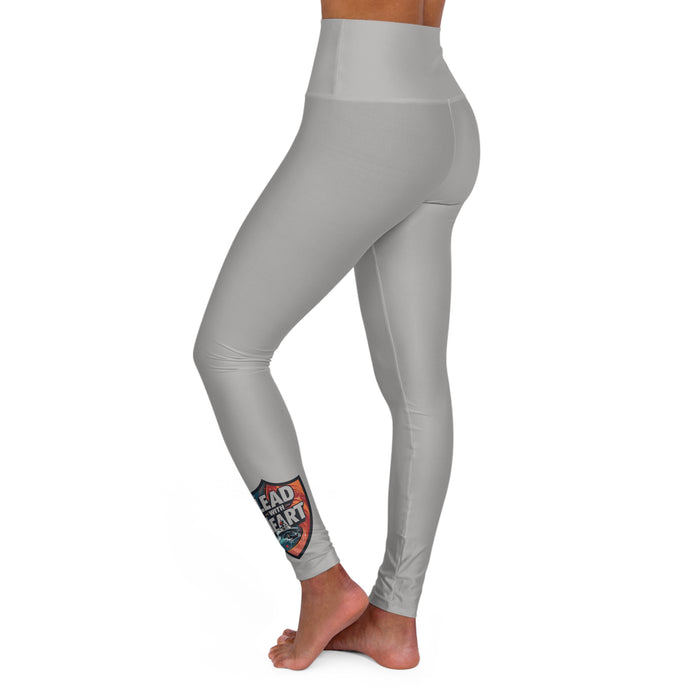 High-Waisted Triathlon Training Leggings - All Over Prints - detail view