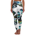 High-Waisted Yoga Leggings with Custom All-Over Print - All Over Prints