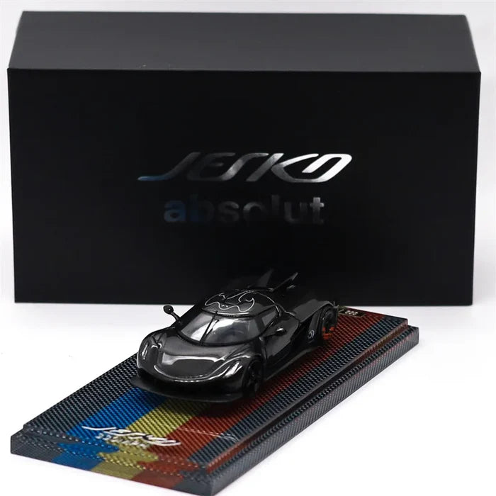 HKM Premium 1:64 Jesko Absolut Full Carbon Die-Cast Car Model Miniature Gifts
