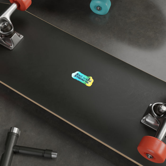 Holographic Vinyl Triathlon Stickers - Paper products - size chart